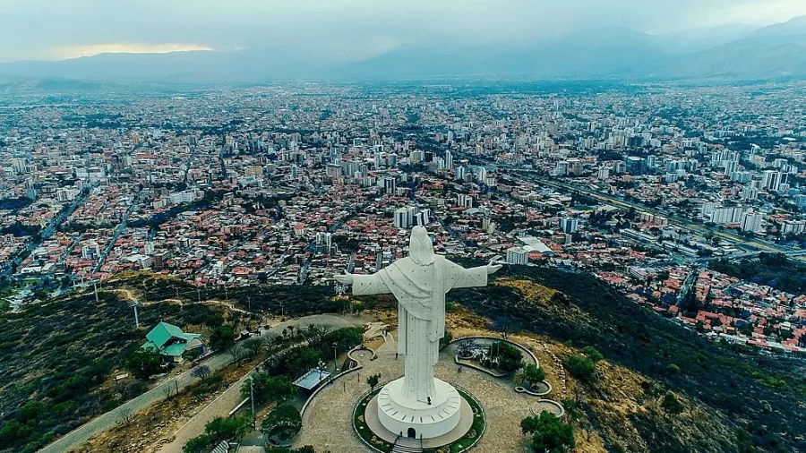 Paisajes de valle en Cochabamba, Bolivia